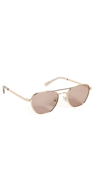 Luv Lou Luv Lou The Chloe Sunglasses Light Gold One