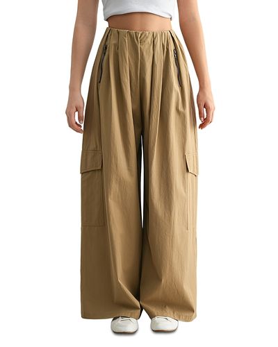 Luvee Luvee Mable Front Zip Flap Patch Pocket Pants