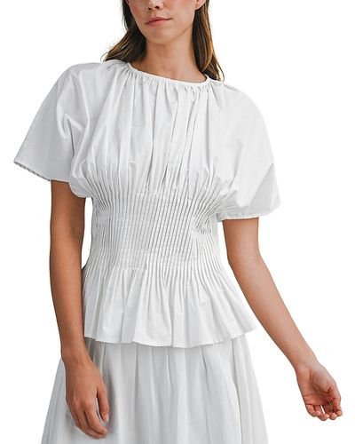 Luvee Luvee Pinktuck Detail Poplin Top