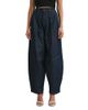 Luvee Luvee Pleated Denim Barrel Leg Pants - 1