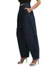 Luvee Luvee Pleated Denim Barrel Leg Pants - 4