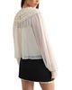 Luvee Luvee Smocked Sheer Blouse - 2