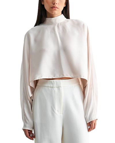 Luvee Mable Mock Neck Caftan Top