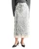 Luvee Mable Sequin Midi Skirt - 1