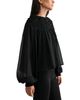 Luvee Mable Smocked Sheer Blouse - 4
