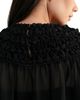 Luvee Mable Smocked Sheer Blouse - 5