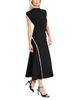 Luxely Luxely Sleeveless Draped Midi Dress - 3