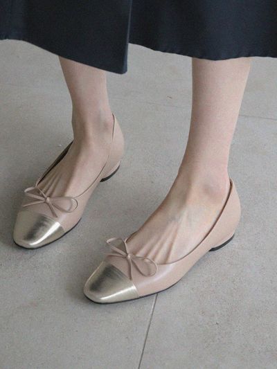 LVDWY All New Ribbon Flat (Gold Tote Ver)