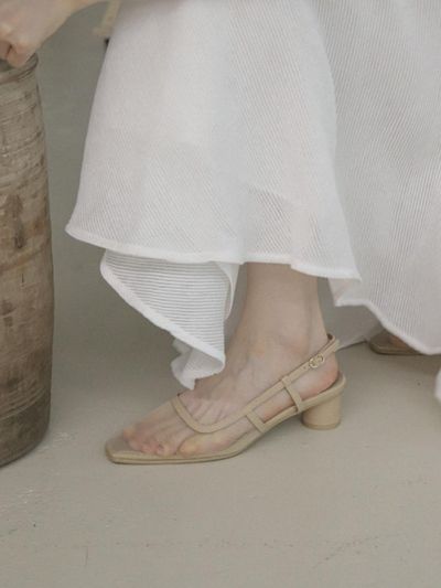 LVDWY Nuer slingback (mesh ver 4cm, 2colors)