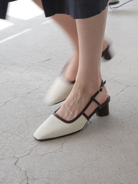 LVDWY Nuer slingback(canvas ver 4cm, 2colors)