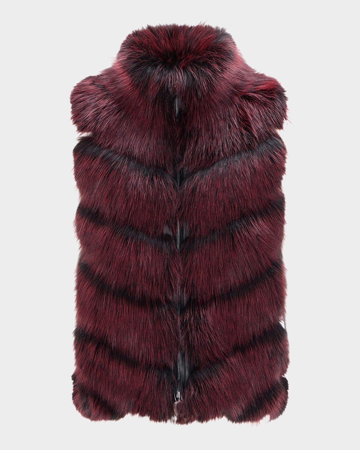 Lyla Grant Fur-Free Quilted Faux Fox Vest