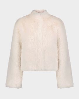 Lyla Grant Fur-Free Short Faux Fox Coat