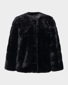 Lyla Grant Fur-Free Short Faux Mink Coat