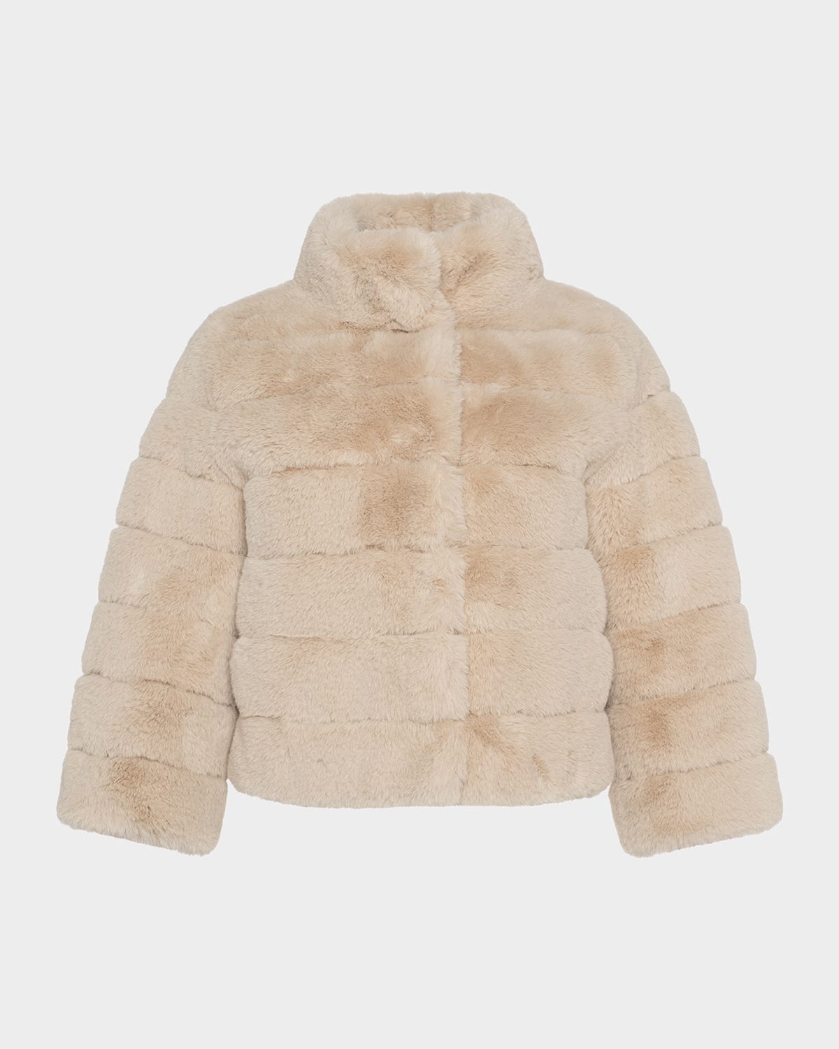 Lyla Grant Fur-Free Short Faux Rabbit Coat