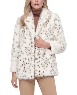 Lyla Grant Lyla Grant Faux-Fur Fox and Mink Short Jacket