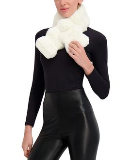 Lyla Grant Lyla Grant Faux Fur Chinchilla Pull-Through Scarf