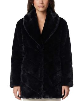Lyla Grant Lyla Grant Faux Fur Mink Stroller Coat