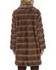 Lyla Grant Lyla Grant Faux Fur Sable Short Coat - 3