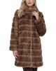 Lyla Grant Lyla Grant Faux Fur Sable Short Coat - 4