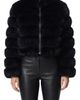 Lyla Grant Lyla Grant Fur-Free Fox (Faux Fur) Horizontal Zip Short Jacket - 1