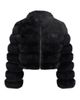Lyla Grant Lyla Grant Fur-Free Fox (Faux Fur) Horizontal Zip Short Jacket - 5