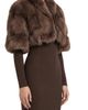 Lyla Grant Lyla Grant Fur-Free Fox (Faux Fur) Short Bolero, Short Sleeves - 2