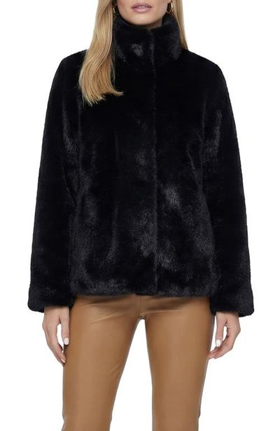 Lyla Grant Lyla Grant Fur-Free Mink (Faux Fur) Reversible Short Jacket