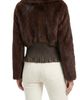 Lyla Grant Lyla Grant Fur-Free Sable (Faux Fur) Zip Jacket, Wing Collar - 3