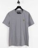 Lyle & Scott Lyle & Scott cotton logo t-shirt in gray heather - 1