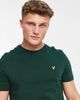 Lyle & Scott Lyle & Scott cotton logo T-shirt in khaki - KHAKI-Green - 3