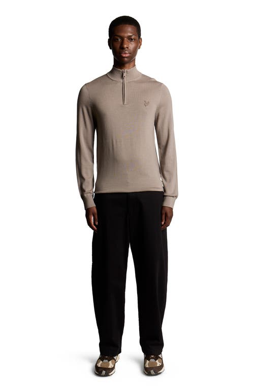 Lyle & Scott Lyle & Scott Eagle Merino Quarter Zip Sweater