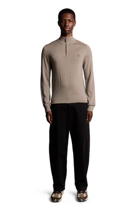 Lyle & Scott Lyle & Scott Eagle Merino Quarter Zip Sweater