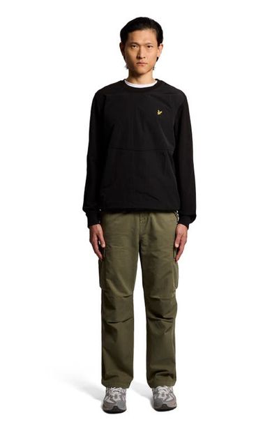 Lyle & Scott Lyle & Scott Half Raglan Hybrid Long Sweatshirt
