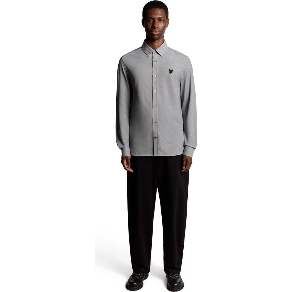 Lyle & Scott Lyle & Scott Jacquard Stripe Long Sleeve Shirt