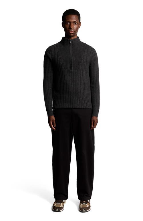 Lyle & Scott Lyle & Scott Ribbed Half Zip Sweater
