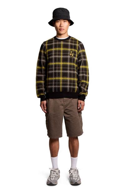 Lyle & Scott Lyle & Scott Ribbed Jacquard Tartan Crew Neck