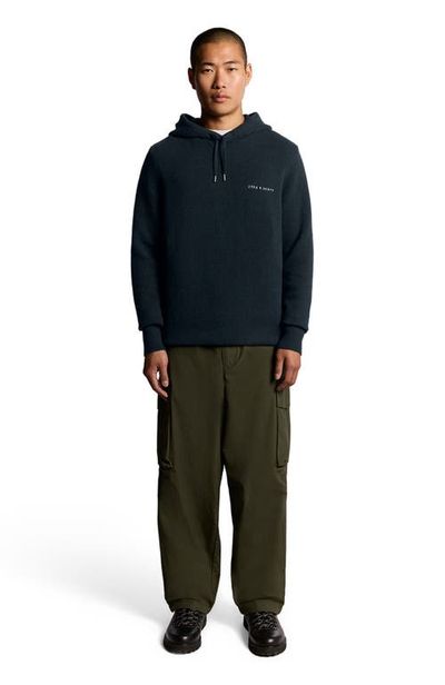 Lyle & Scott Lyle & Scott Script Long Sleeve Knitted Hoodie
