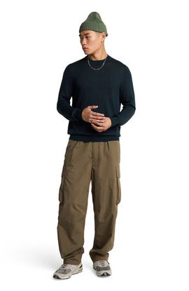Lyle & Scott Lyle & Scott Tonal Eagle Merino Crew Neck Sweater