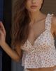 LyreBird 100% Cotton Flannel Flutter Tank Top - 4