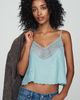 LyreBird 100% Cotton Lace Swing Tank Top - 1