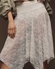 LyreBird Asymmetric Lace Midi Skirt - 4