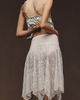 LyreBird Asymmetric Lace Midi Skirt - 6