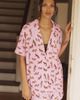 LyreBird Briar Short Sleeve Pajama Shirt in ModaLuxe - 4