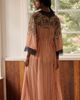 LyreBird Chiffon Lace Printed Maxi Robe - 3