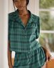 LyreBird Cotton Modal Flannel Pajama Top - 4