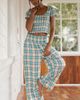 LyreBird Cotton Modal Flannel Smocked Top - 3