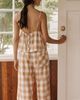 LyreBird Cotton Slim-Fit Gaucho Pajama Pants - 4