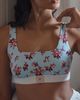 LyreBird CottonCloud Printed Scoop-Neck Bra - 2