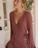 LyreBird Cozy Knit Wrap Top - 1