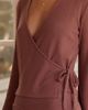 LyreBird Cozy Knit Wrap Top - 4